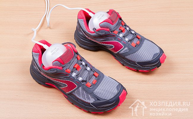 Сушите обувь при помощи бумаги или специального электрического устройства