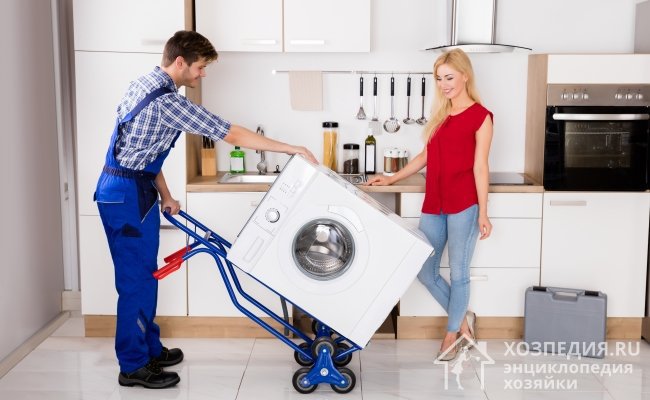 Габариты стиральной машины имеют значение при перевозке