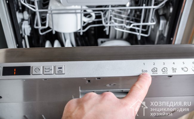 Машина для мойки посуды должна иметь удобную интерактивную панель управления