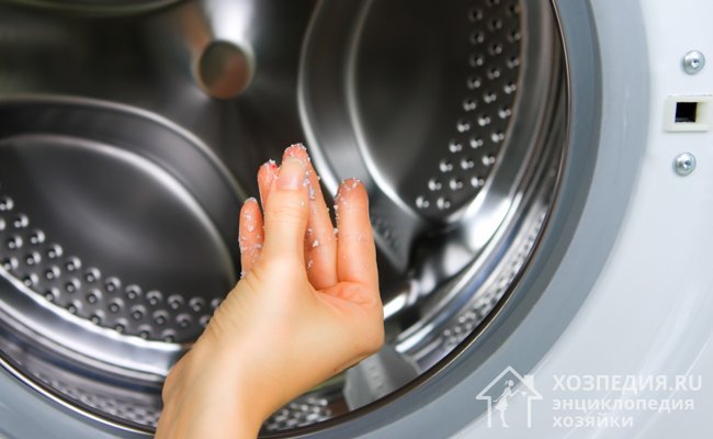 Обработка стиральной машины в случае появления неприятного запаха
