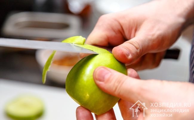 Яблочная кожура - щадящее средство для чистки эмали