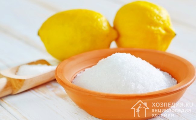 Лимонная кислота – эффективное средство для очистки стиральной машины