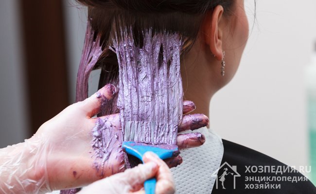 Как отстирать пятна от краски для волос