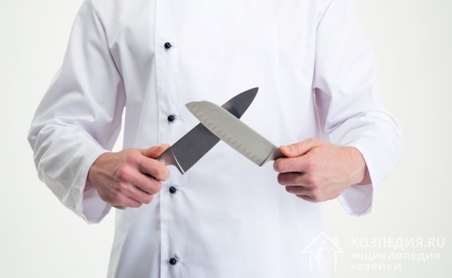 Как заточить нож методом «двух ножей»