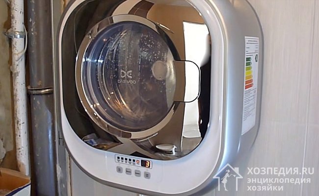 Компания Daewoo первой выпустила настенный стиральный агрегат