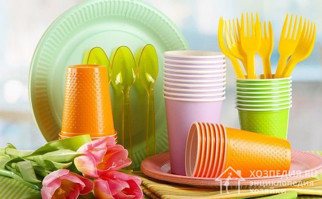 Не забывайте про одноразовую посуду: ее удобно использовать не только на детских праздниках, но и на пикниках и дачных посиделках