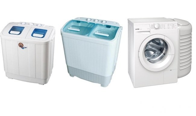 Активаторные стиральные машинки и барабанные АСМ с баками можно использовать без водопровода