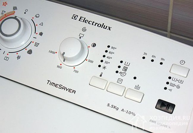 Фото панели управления модели Electrolux EWB105205W